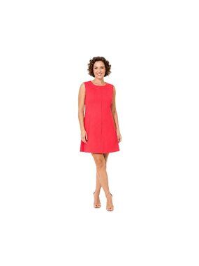 New DKNY Coral Size 14 Sleeveless A-Line Dress